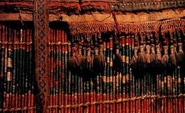 Detail of reed screen
